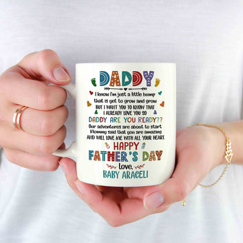Personalized Father's Day Gift, Custom Dad Mug, New Dad Mug, New Dad Gift Ideas, Father's Day Gift, Dad Coffee Mug, First Time Dad Gift, Mug Gifts