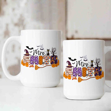 Personalized Teacher Mug, Halloween Mug, Teacher Mug, Halloween Teacher Gift, Teacher Mug Gifts, Best Gift Mug For Teacher