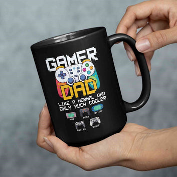 Personalized Gamer Mug, Video Game Mug, Gamer Dad Gift, Fathers Day Gift, Mug For Gamer, Best Gift Mug For Gamer