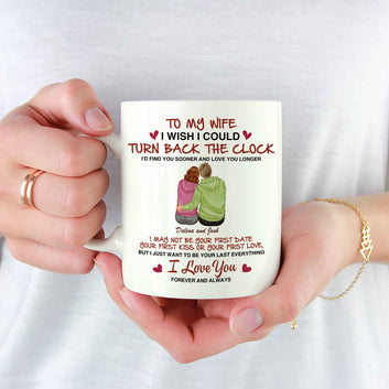 Personalized To My Wife Coffee Mug, Wife Mug, Gift From Husband, Couple Anniversary Mug, Anniversary Gift, Gift for Wife, Valentine Gift