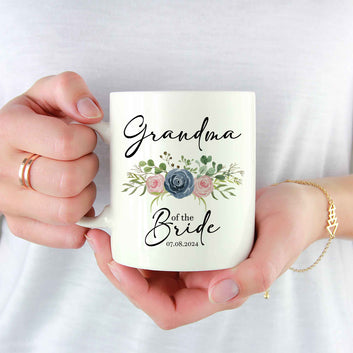 Personalized Grandma of the Bride Mug, Grandma Mug, Gift for Grandma of the Bride, Grandma Wedding Gift, Gifts for Grandma, Gift From Bride