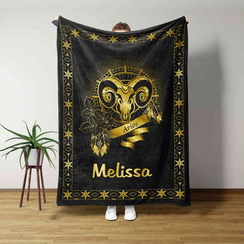 Zodiac Blanket, Scorpio Blanket, Custom Name Blanket, Family Blanket, Gift Blanket