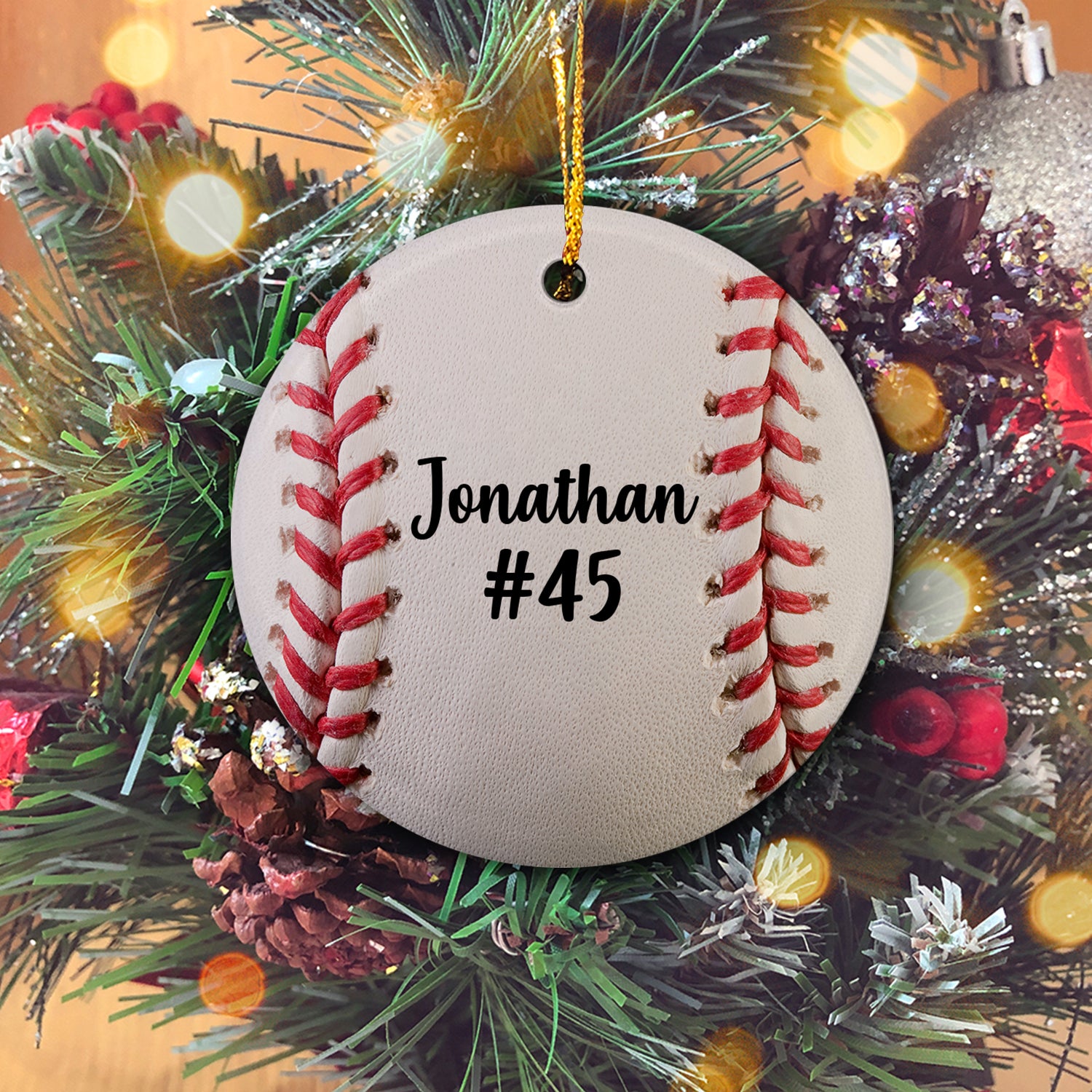 Persoanlized Name Ornament, Baseball Ornament, Sport Ornament, Softball Ornament, Baseball Gift, Sport Gift, Baseball Player Gift