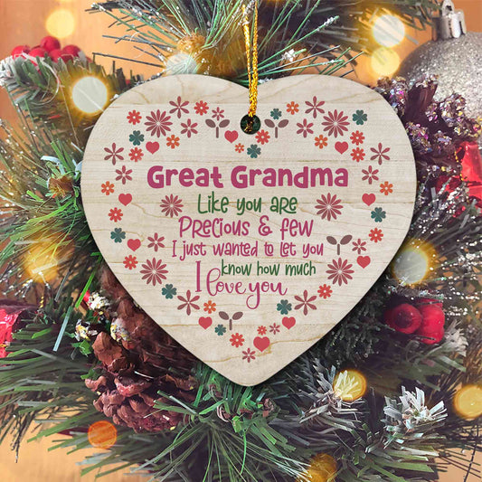 Personalized Grandma Ornament, Grandma Gift, Grandma Ornament, Grandma Christmas Ornament, Mothers Day Gift, Grandmother Gift, Floral Decor