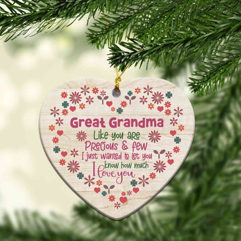 Personalized Grandma Ornament, Grandma Gift, Grandma Ornament, Grandma Christmas Ornament, Mothers Day Gift, Grandmother Gift, Floral Decor