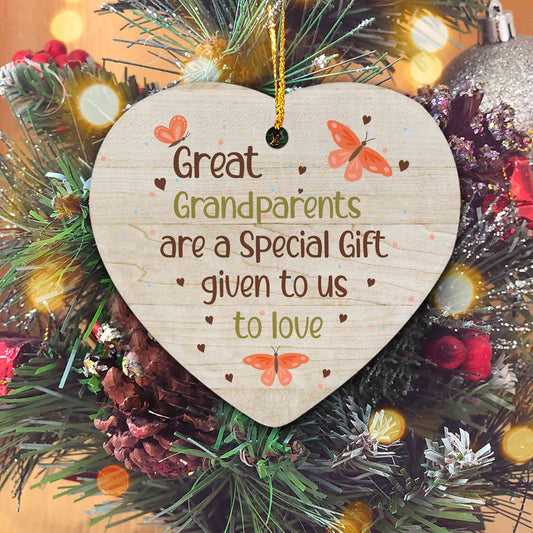 Great Grandparents Are A Special Gift Given To Us Ornament, Great Grandparents Christmas Ornament, Gifts For Grandparents, Family Christmas Ornament