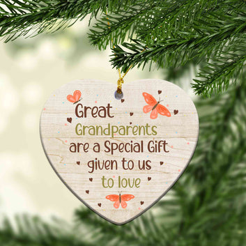 Great Grandparents Are A Special Gift Given To Us Ornament, Great Grandparents Christmas Ornament, Gifts For Grandparents, Family Christmas Ornament