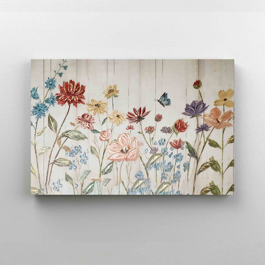 Flowers Canvas, Wal Art Canvas, Gift Canvas, Christmas Canvas
