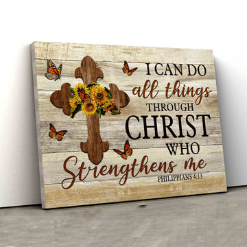 Wooden Cross Canvas, Cross Canvas, Butterfly Canvas, God Canvas, Canvas For Gift