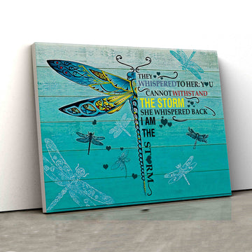 They Whispered To Her Canvas, Dragonfly Canvas, Wall Art Canvas, Gift Canvas