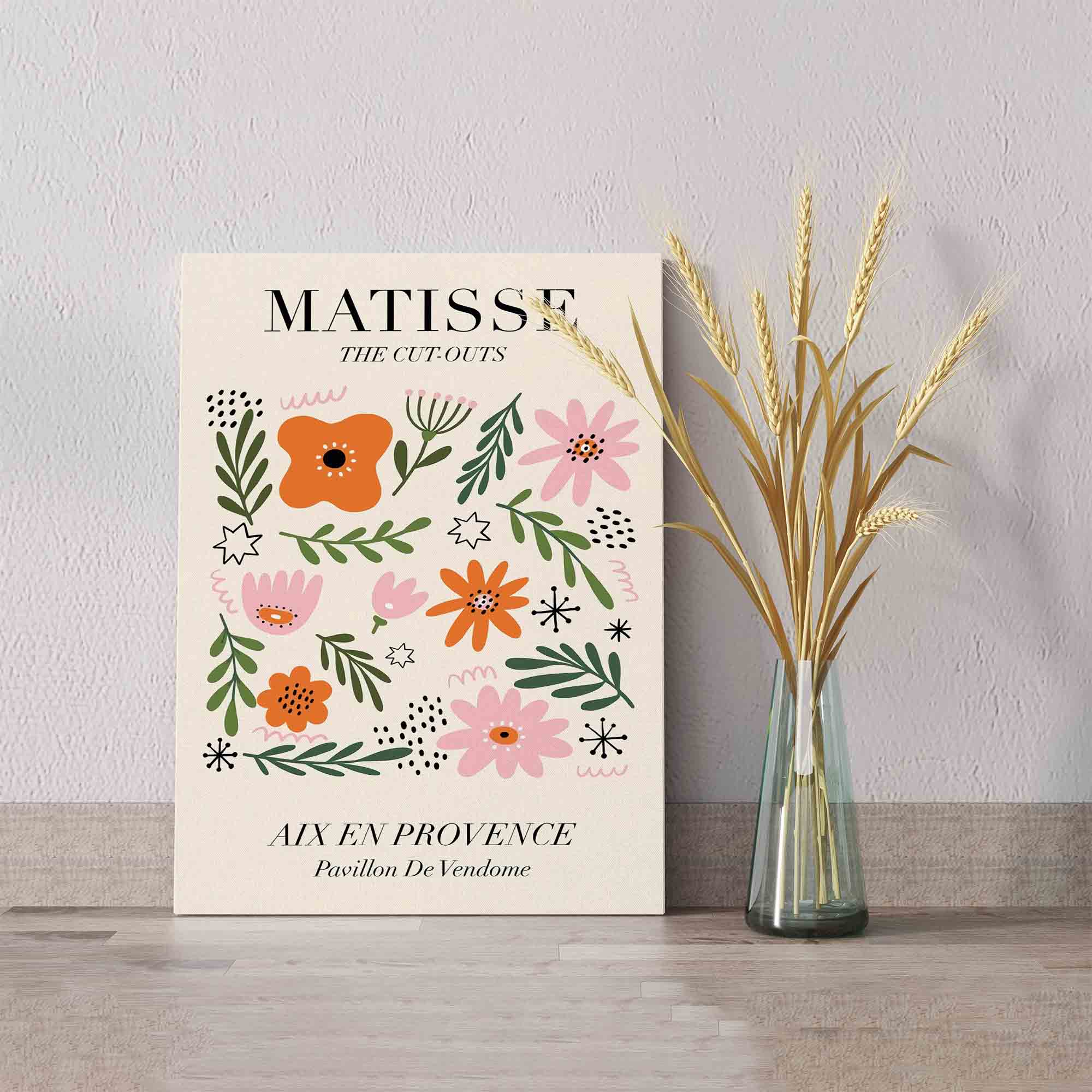 Matisse The Cut Outs Canvas, Matisse Leaf Canvas, Matisse Print, Flower Canvas, Wall Art Canvas, Gift Canvas