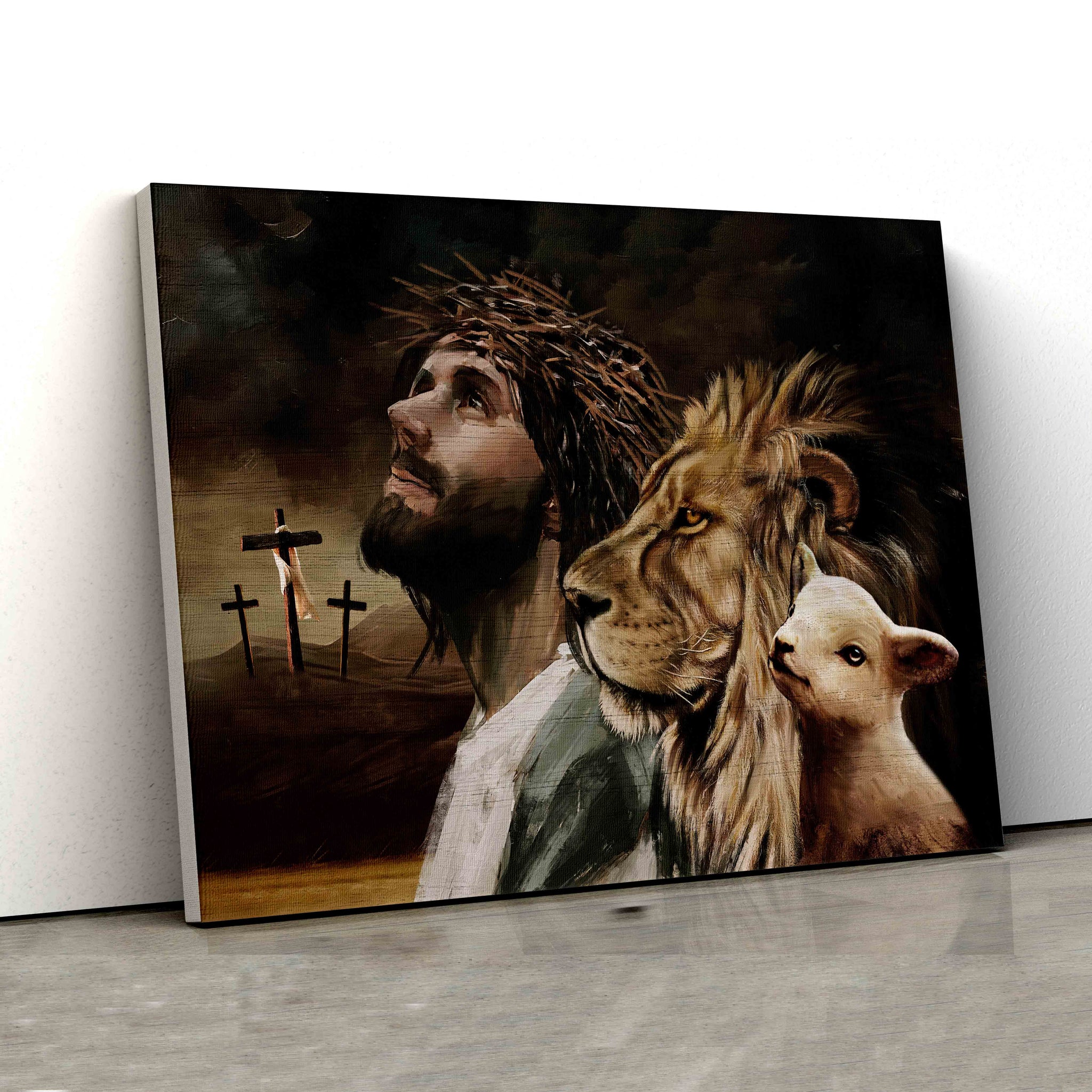 Jesus Canvas, Lion Of Judah Canvas, Lamb Canvas, Cross Canvas, God Canvas, Family Canvas, Canvas Wall Art, Gift Canvas