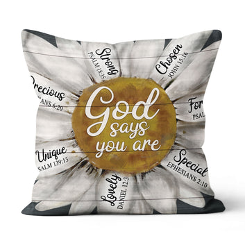 God Says You Are Pillow