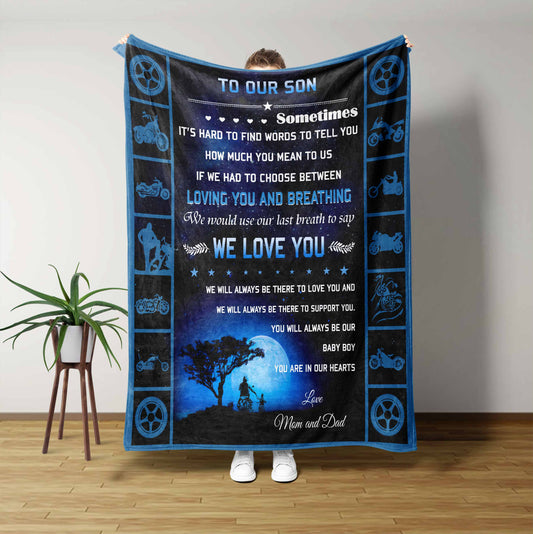 We Love You Blanket, Personalized Name Blanket, Hunter Blanket, Family Blanket