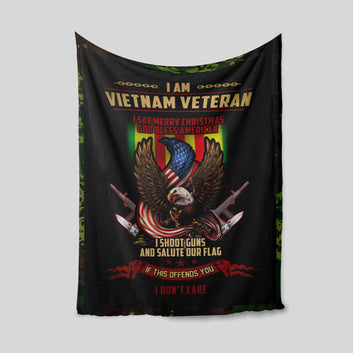 Vietnam Veteran Blanket, Blanket For Veteran, Blanket For Gift