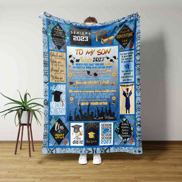 Personalized Name Blanket, We Are So Proud Of You Blanket, Happy Graduation Blanket, Family Blanket, Gift Blanket