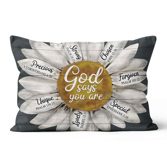God Says You Are Pillow