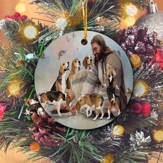 Even A Sparrow Ornament, Jesus Ornament, Beagle Ornament, Christmas Ornaments, Ornament Gifts, Holiday Ornament, Ornament Decor