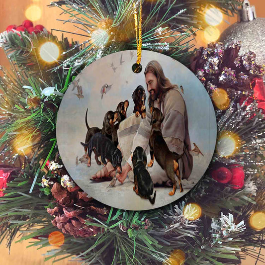 Even A Sparrow Ornament, Jesus Ornament, Dachshund Ornament, Christmas Ornaments, Ornament Gifts, Holiday Ornament, Ornament Decor