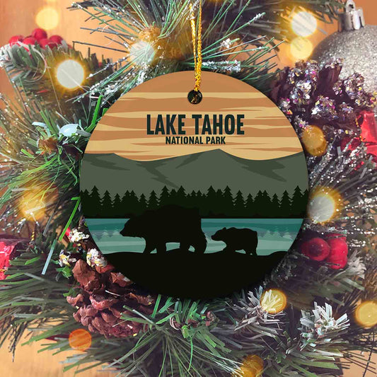 Lake Tahoe Christmas Ornament, National Park Ornament, Christmas Ornaments, Holiday Ornaments, Ornament Gifts