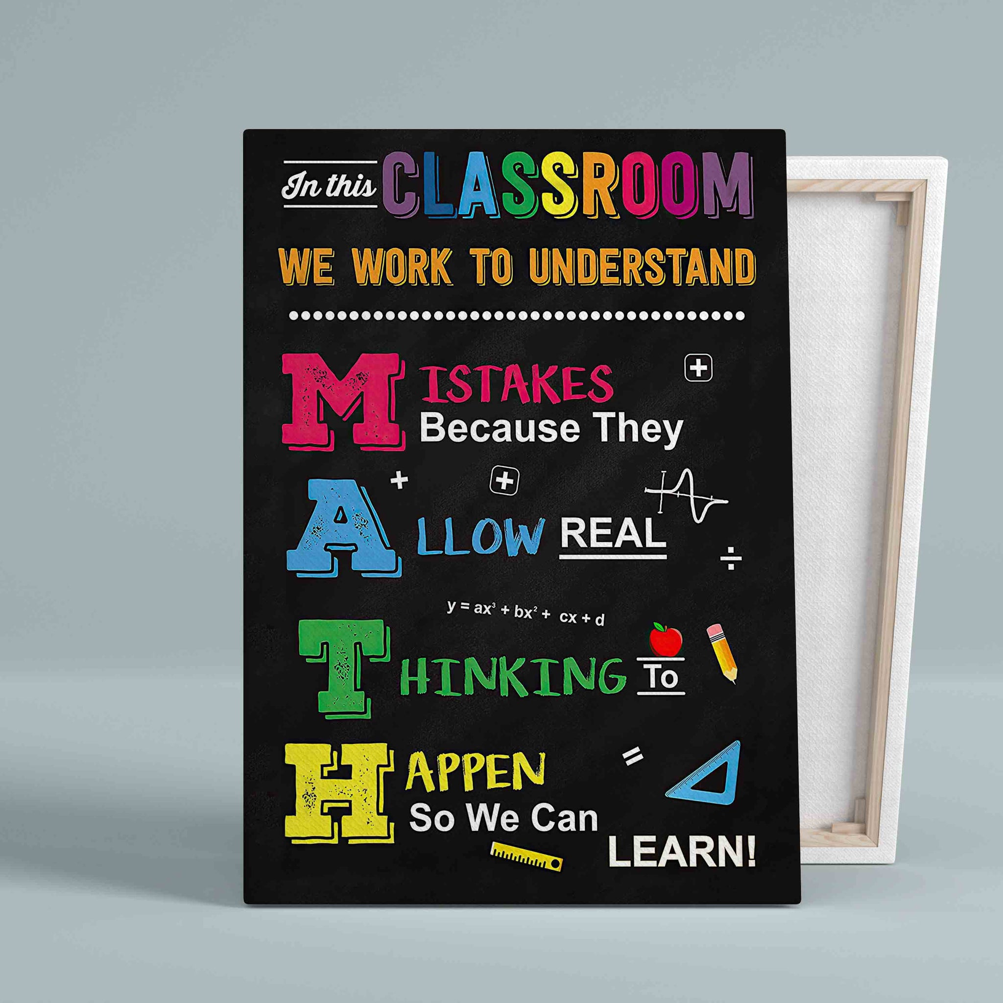 In This Classroom Canvas, We Work To Understand Canvas, Classroom Canvas, Gift Canvas