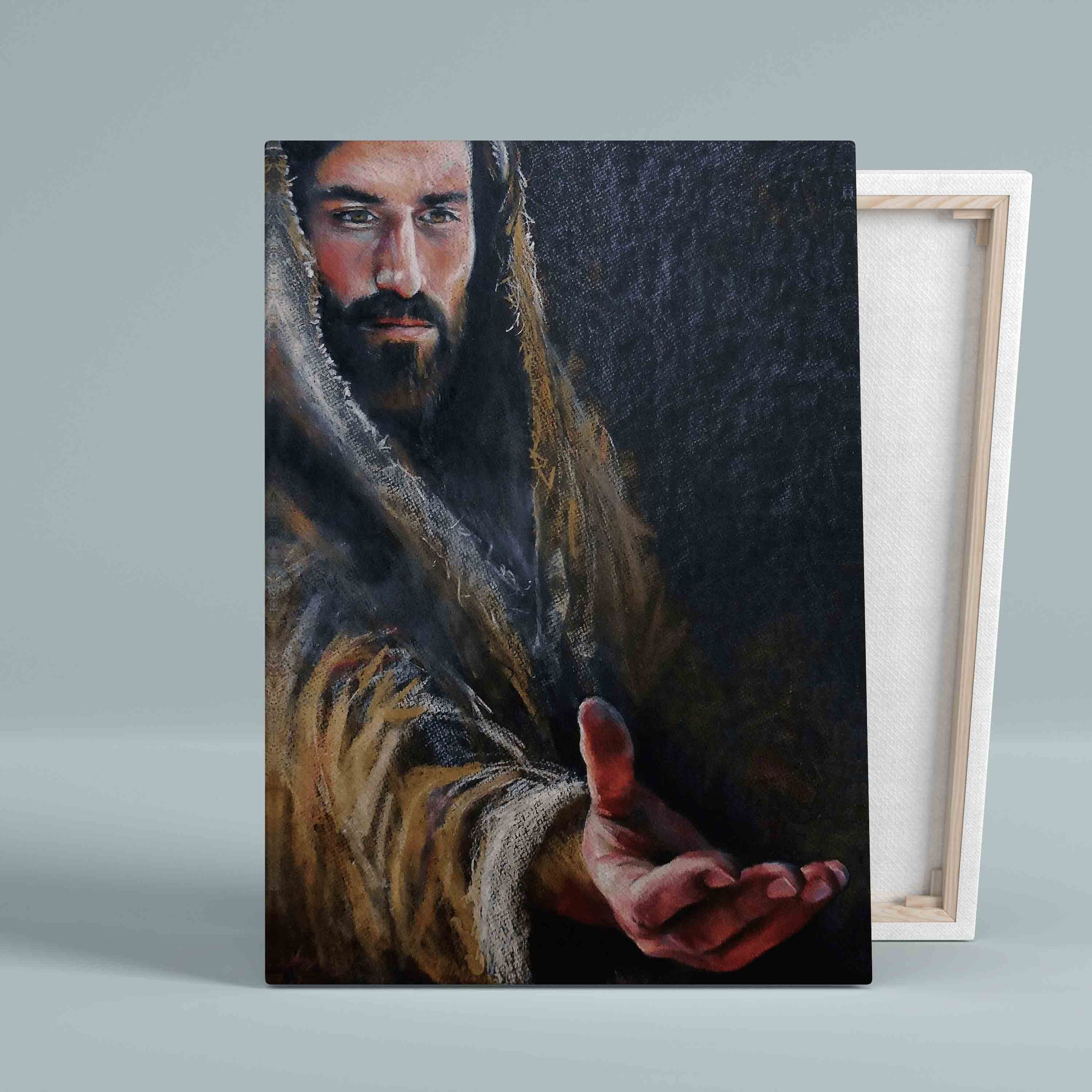 Jesus Hold My Hand Canvas, God Canvas, Gift Canvas, Wall Art Canvas