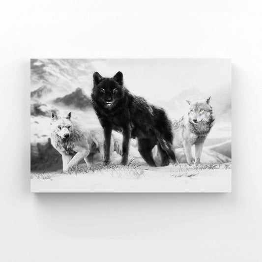 Leader Of The Pack Canvas, Wolf Canvas, Animal Canvas, Canvas Wall Art, Canvas Prints, Gift Canvas