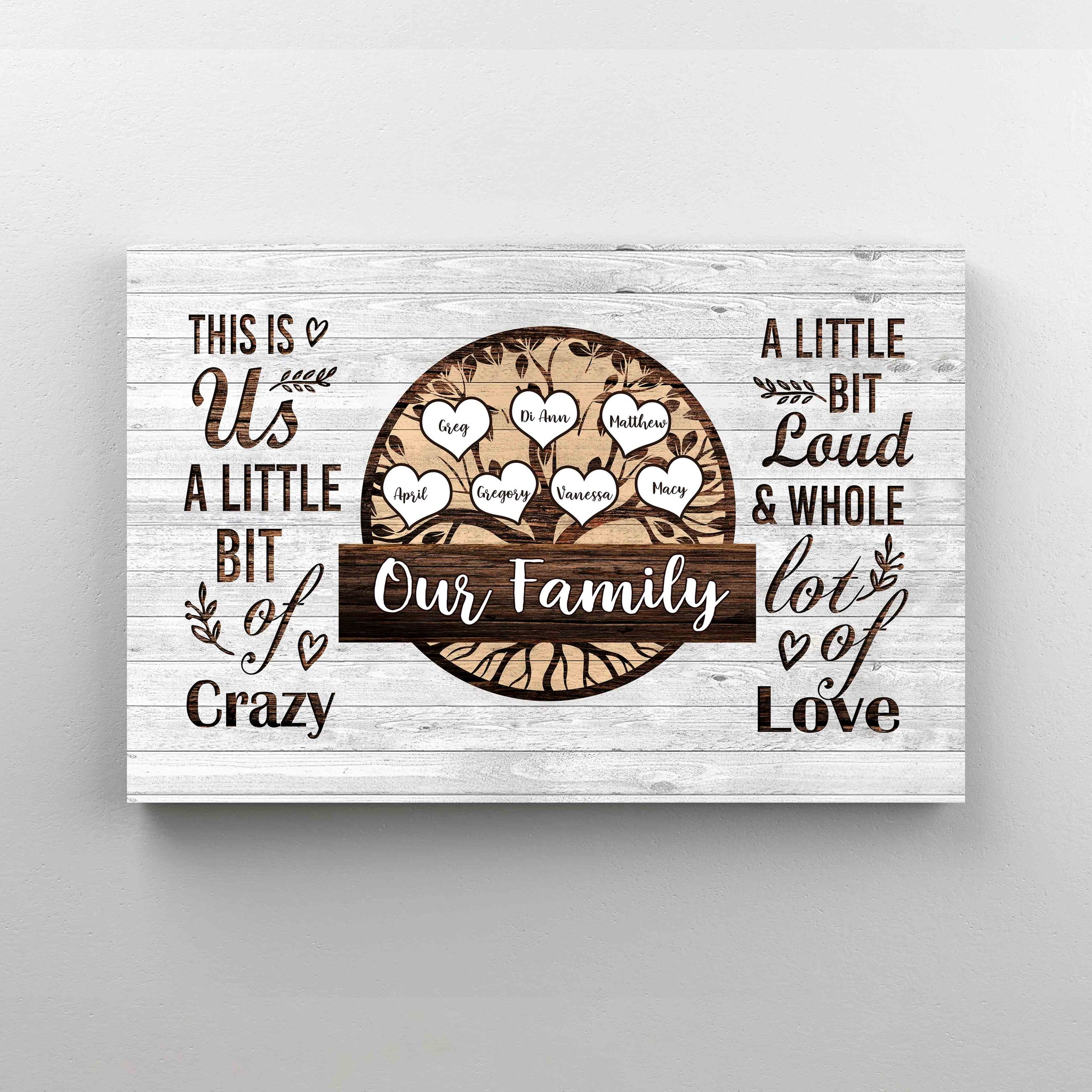 Personalized Name Canvas, This Is Us Canvas, Family Canvas, Wall Art Canvas