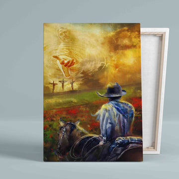 The Hand Of God Canvas, Memorial Canvas, Cross Canvas, God Canvas, Wall Art Canvas