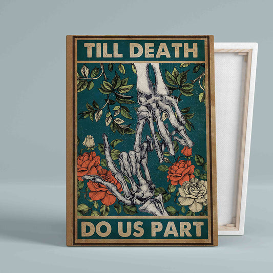 Till Death Do Us Part Canvas, Family Canvas, Wall Art Canvas, Gift Canvas